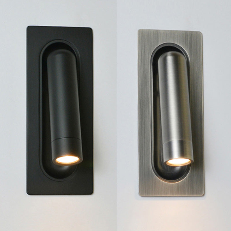 Modern Aluminum Wall Mount Lamp Bedroom Wall Lighting Fixture with 1 Spotlight