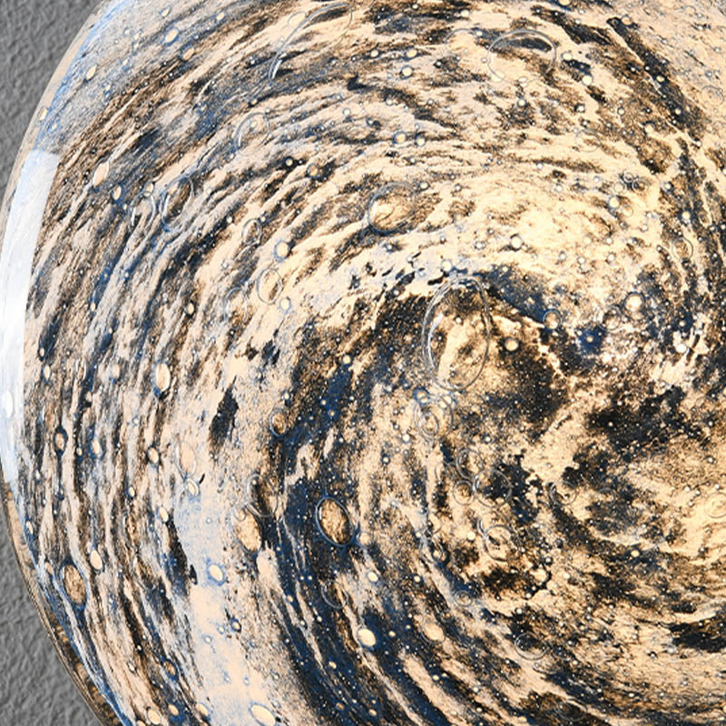 Contemporary Glass Wall Lighting 1-Light Circle Sconce Light for Bedroom