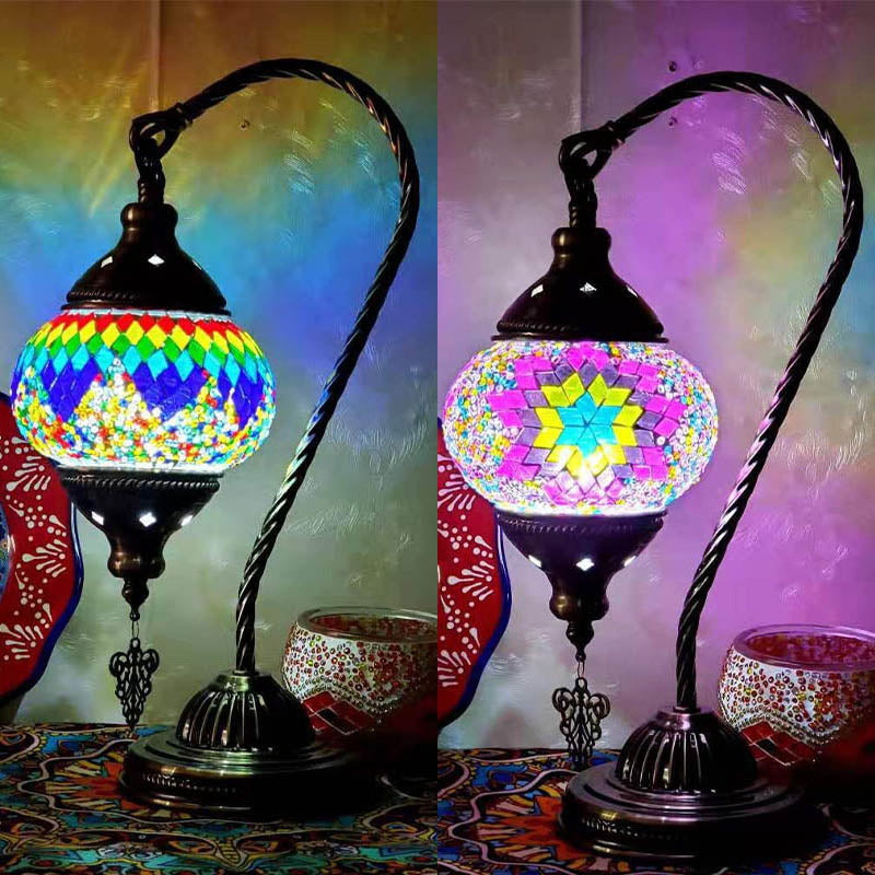 1 Bulbe Tosenk Light Light Morocain Mosaïque Talage de nuit