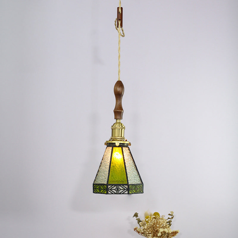 Konische hängende Leuchten 1 hellfleckiges Glas-Pendel-Leuchten-Leuchten-Leuchten