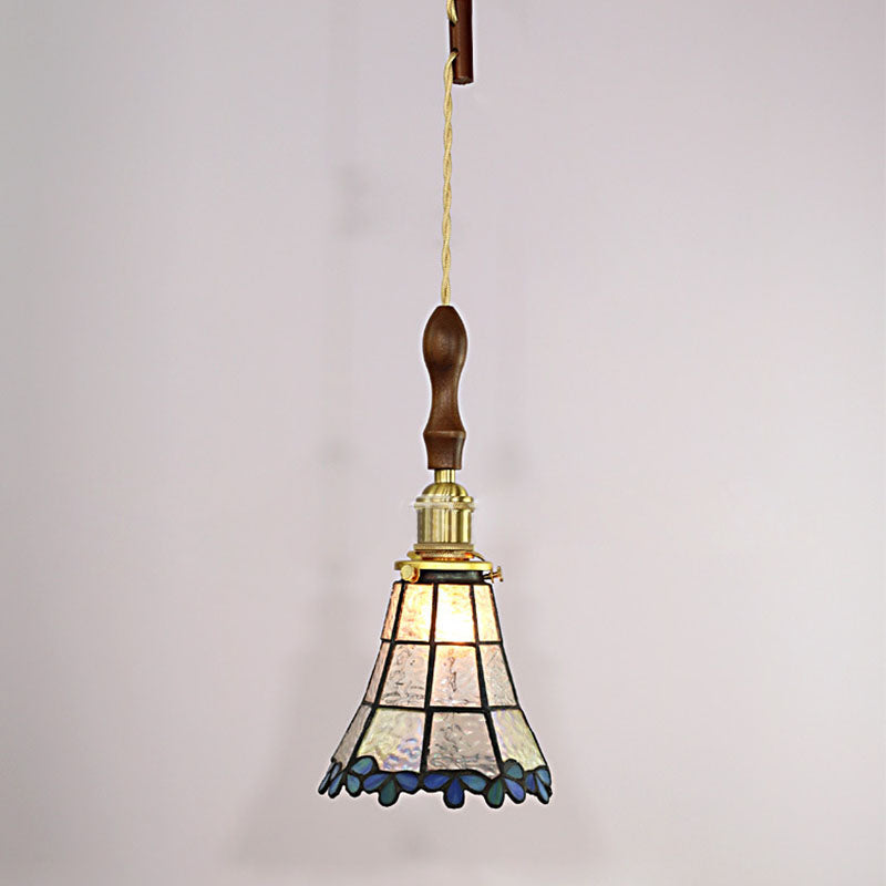 Konische hängende Leuchten 1 hellfleckiges Glas-Pendel-Leuchten-Leuchten-Leuchten