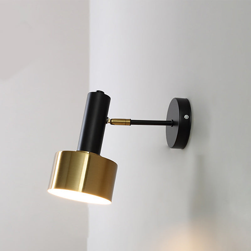 Cilindro Luz de pared contemporánea Luz de montaje de pared de 1 luz para dormitorio