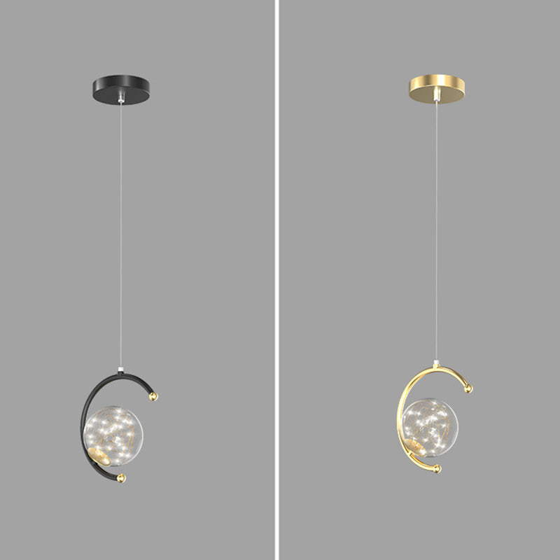 Kogellichtophanging hanger moderne eenvoudige glashanglampen voor restaurant