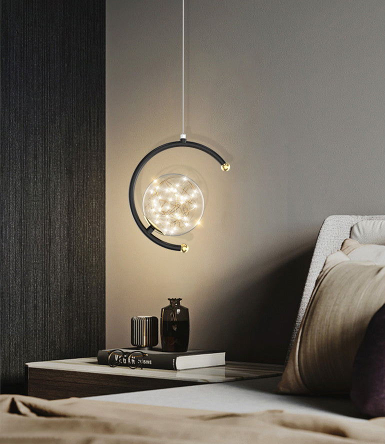 Kogellichtophanging hanger moderne eenvoudige glashanglampen voor restaurant