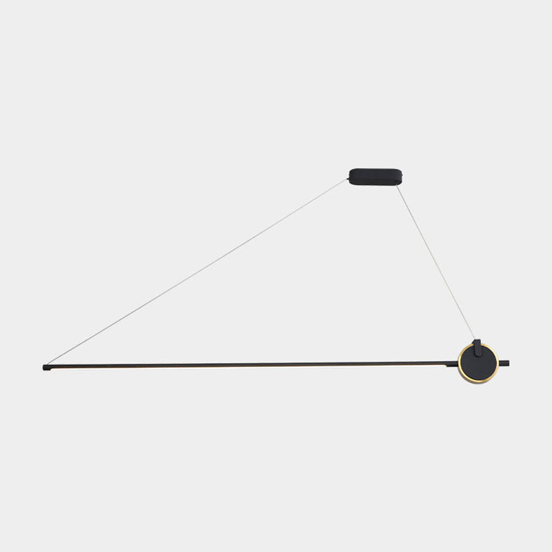 Linear Isola Lighting Acrilic Contemporary Simplicity Fishings a sospensione per il ristorante