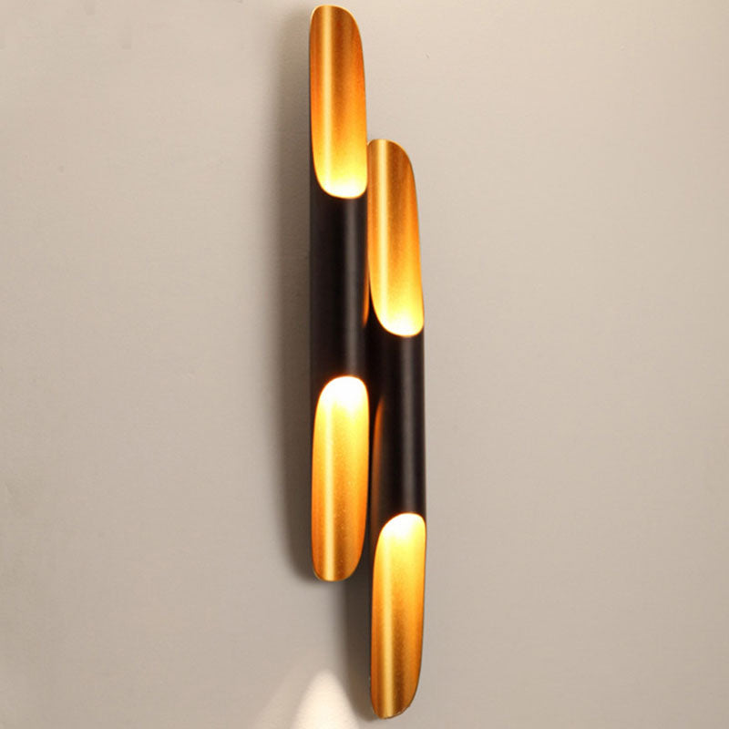 Moderne einfache lineare Wandmontage 1-Licht-Aluminiumwandlampe für Wohnzimmer