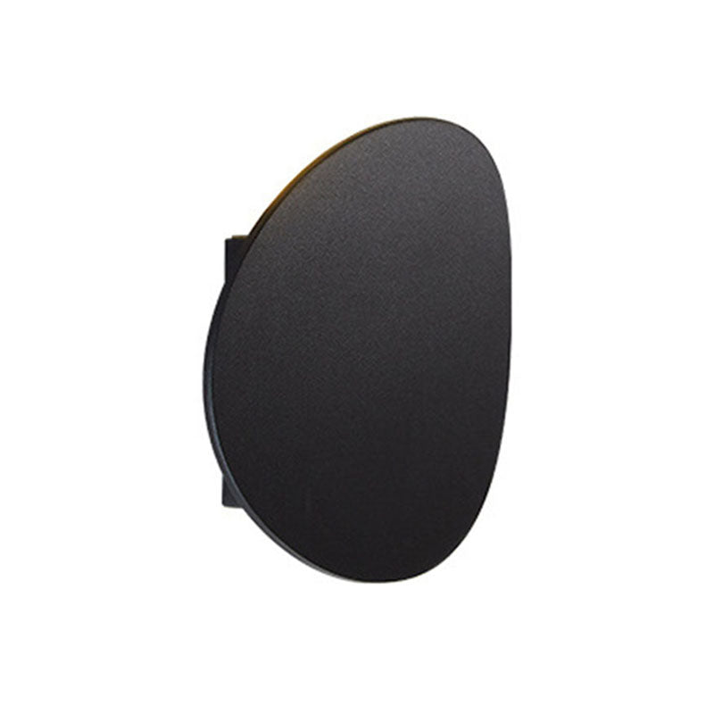 Luz de la pared curva Malimalista LED de metal LED al aire libre Luz de luz montada en la pared