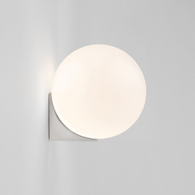Spherical Wall Light Fixture Minimalist Style Glass Wall Mounted Light for Bedroom