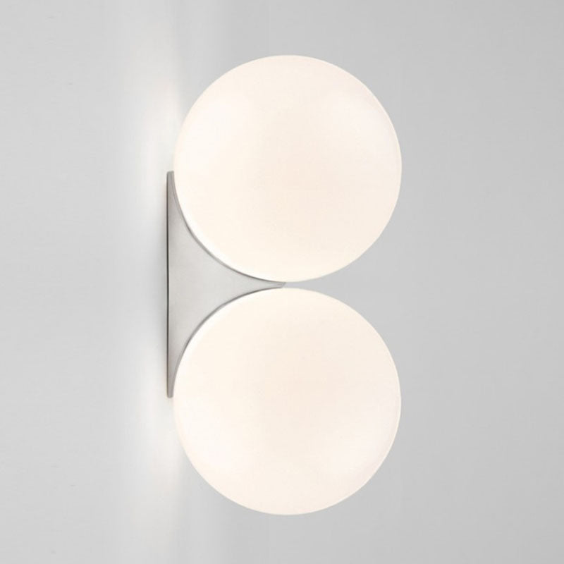 Spherical Wall Light Fixture Minimalist Style Glass Wall Mounted Light for Bedroom