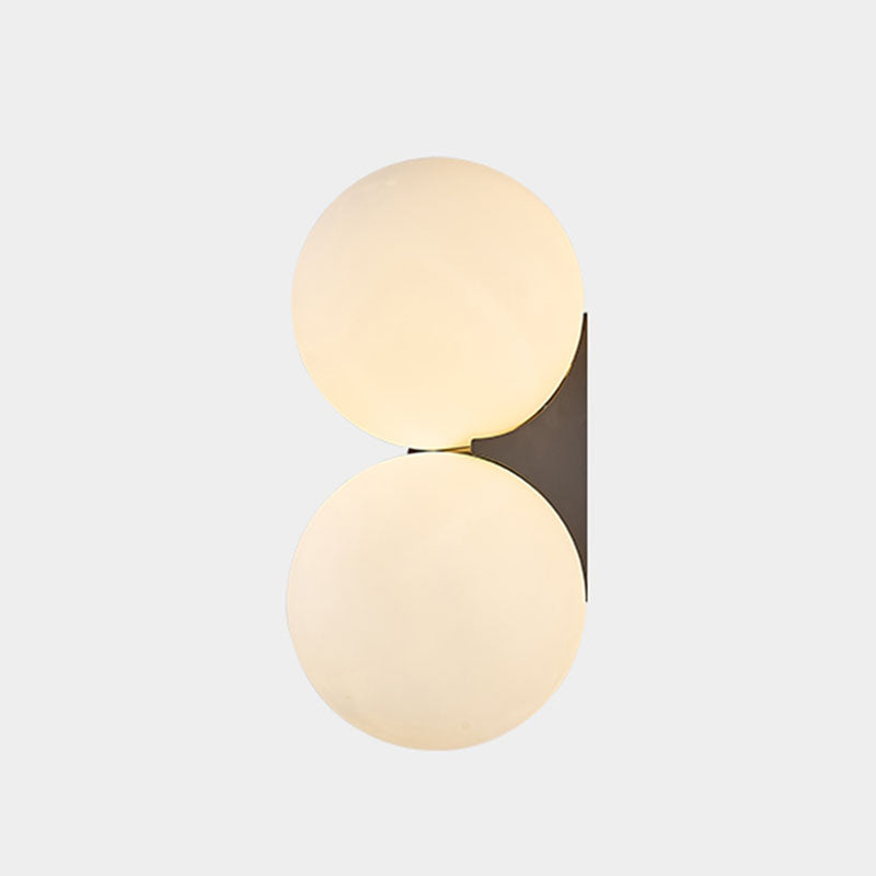 Spherical Wall Light Fixture Minimalist Style Glass Wall Mounted Light for Bedroom