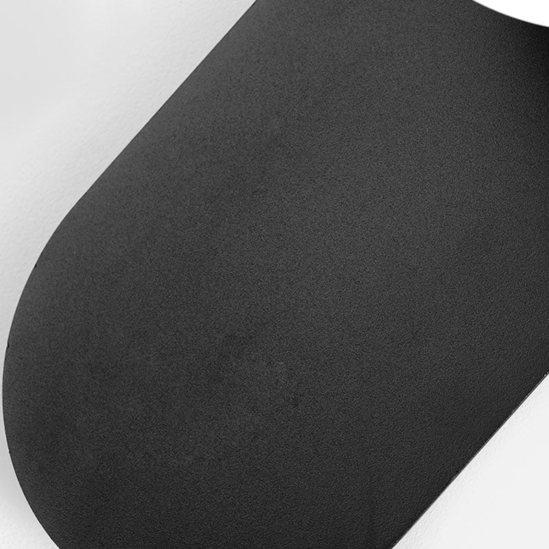 Lámpara redonda de vidrio lámpara de luz de estilo minimalista lámpara montada en la pared para dormitorio