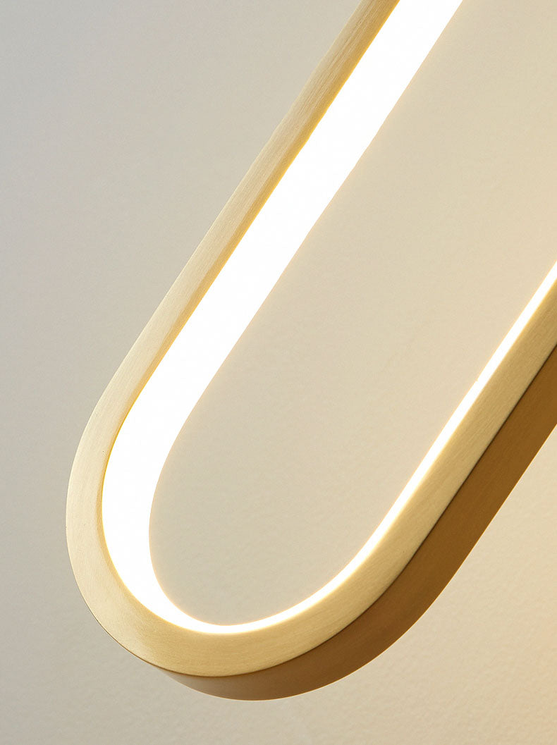 Oval Wall Mount Light Fixture Simplicity Style Metal LED Bedroom Wall Light Sconce