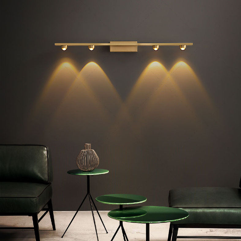 Zeitgenössische Metall-LED-Wand montierte Beleuchtung 1 Lichtwandleuchten für Wohnzimmer