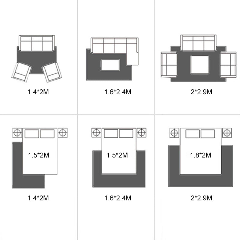 Luxury Indoor Area Rug Geometric Lines Polyester Carpet Anti Slip Backing for Living Room Rug