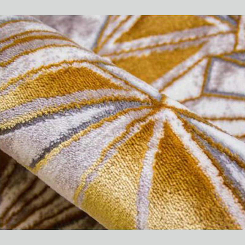 Blue Modern Rug Polyester Abstract Carpet Non-Slip Backing Area Carpet for Home Decoration