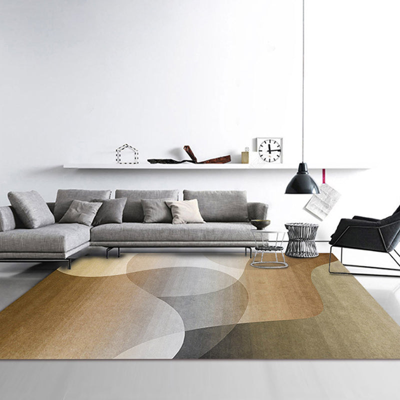 Tapis de couleur rose en Polyester, moderne, avec envers antidérapant, pour la décoration de la maison