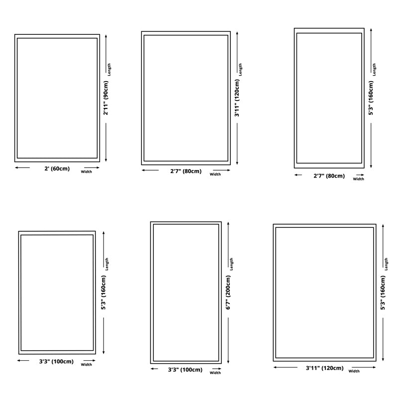 Minimalist Indoor Rug Geometry Pattern Modern Rug Polyester Anti-slip Area Rug for Living Room