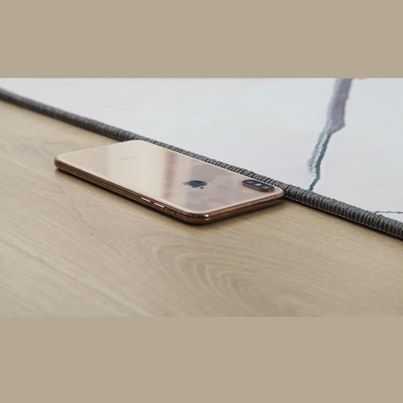 Minimalist Indoor Rug Geometry Pattern Modern Rug Polyester Anti-slip Area Rug for Living Room