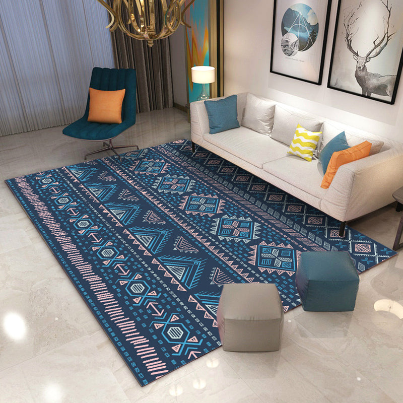 Multikolor eklektischer Innenteppich Polyester Südwestdruck Teppich Easy Care Teppich für die Heimdekoration
