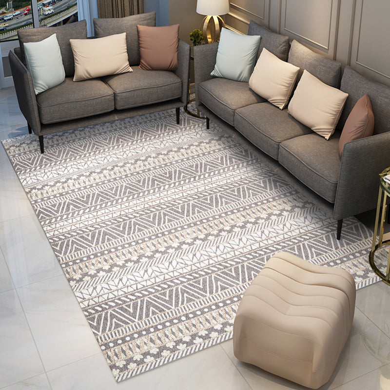 Multikolor eklektischer Innenteppich Polyester Südwestdruck Teppich Easy Care Teppich für die Heimdekoration