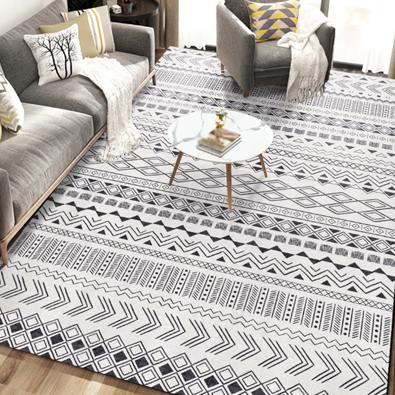 Mehrfarbiger Bohemian Teppich Polyester Southwestern Print Indoor Teppich Easy Care Teppich für die Heimdekoration