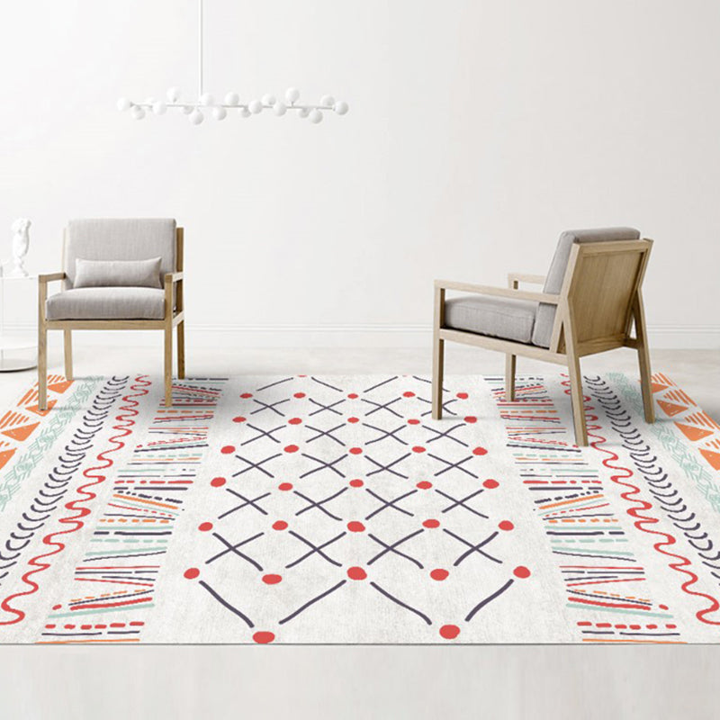 Mehrfarbiger Bohemian Teppich Polyester Southwestern Print Indoor Teppich Easy Care Teppich für die Heimdekoration