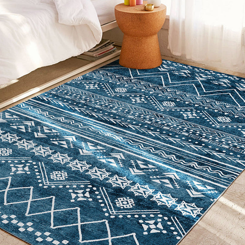 Élégant Multicolor Antique Carpet Polyester Spowead Rapis d'intérieur Tapis résistant à la décolle