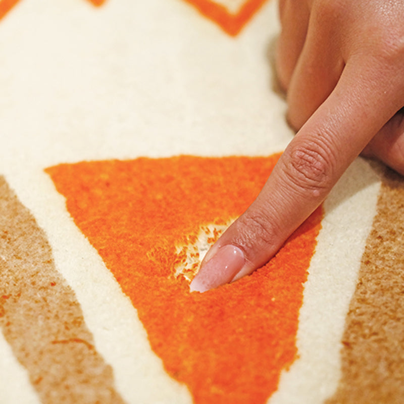 Tapis à imprimé tribal Boho-Chic tapis de support antidérapant pour décoration de maison