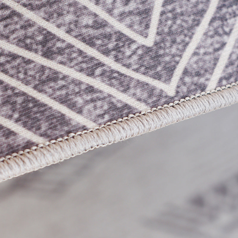 Tapis à imprimé tribal Boho-Chic tapis de support antidérapant pour décoration de maison