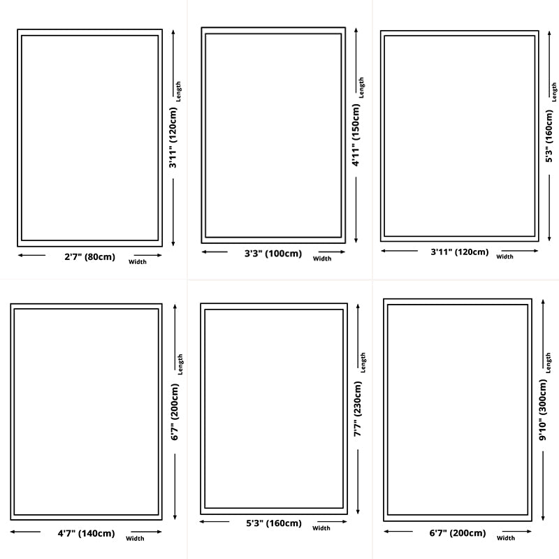 Multicolor Boho-Chic Area Tapis Polyester Tribal Modèle Tapis lavable Tapis lavable pour le salon