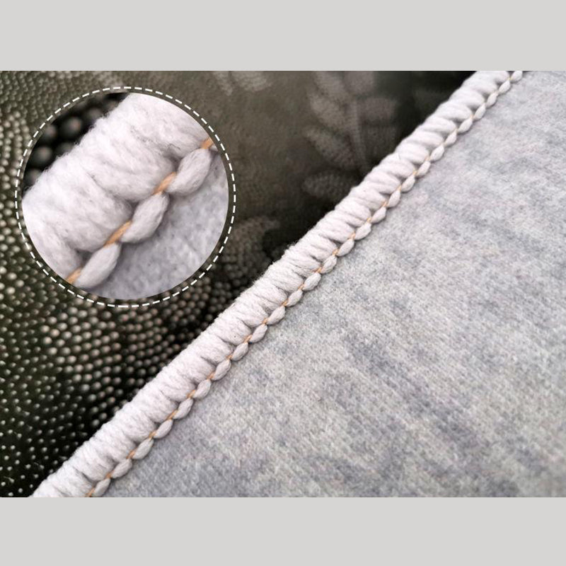 Bohemian Tribal Totem Rug Color Mixed Polyester Area Carpet Non-Slip Backing Rug for Living Room