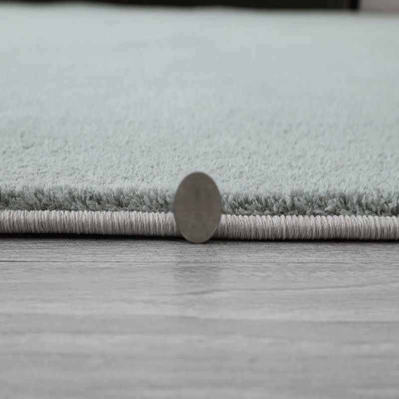 Simple Solid Color Carpet Brown Polyester Indoor Rug Anti-Split Area Rug for Indoor Room