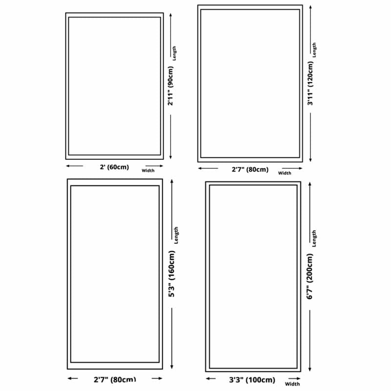 Green Christmas Pattern Rug Polyester Modern Area Carpet Non-Slip Rug for Living Room