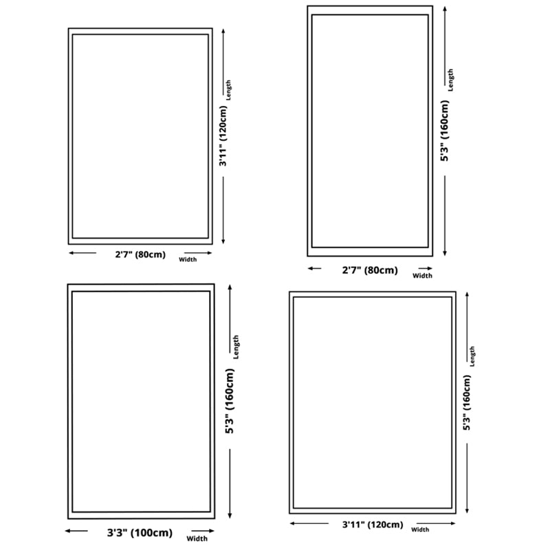 Contemporary Indoor Rug Polyester Carpet Stain Resistant Area Rug for Living Room