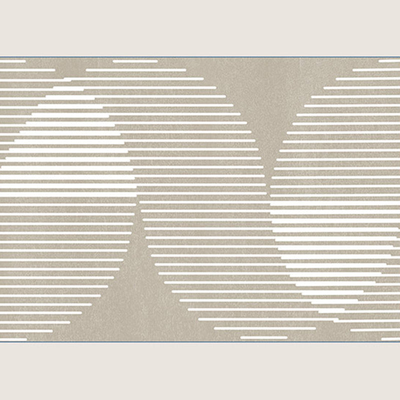 Apricot Abstract Indoor Carpet Polyester Minimalist Rug Anti-Split for Home Decoration