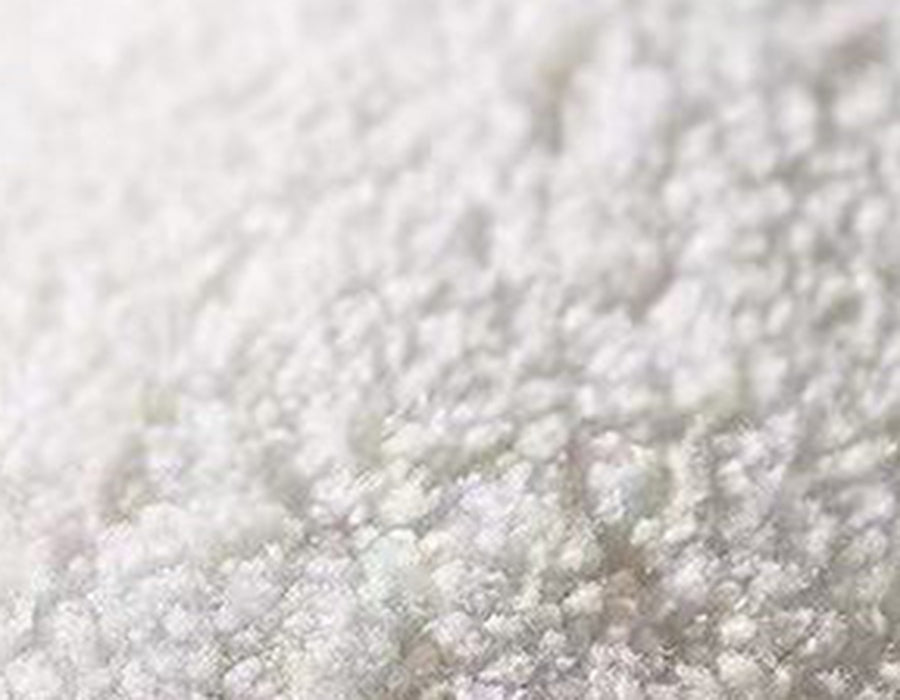 White Simple Rug Polyester Contemporary Carpet Non-Split Backing Area Rug for Indoor Room