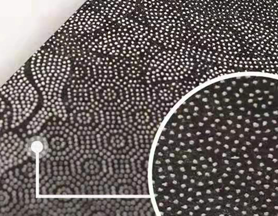 Blue Contemporary Carpet Polyester Abstract Rug Anti-Split Backing Indoor Carpet for Home Decor