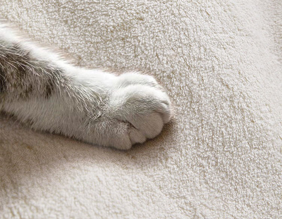 Blue Contemporary Carpet Polyester Abstract Rug Anti-Split Backing Indoor Carpet for Home Decor