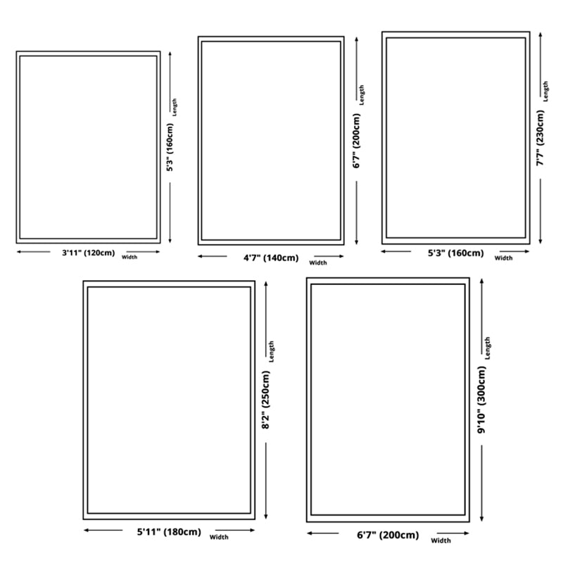 Stylish Grey Tye Dye Carpet Polyester Modern Area Rug Anti-Slip Washable Rug for Home Decor