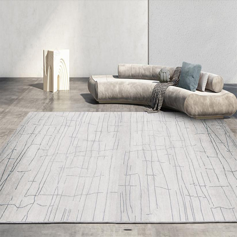 Modern Living Room Area Rug Apricot Polyester Rug Polyester Stain Resistant Area Carpet