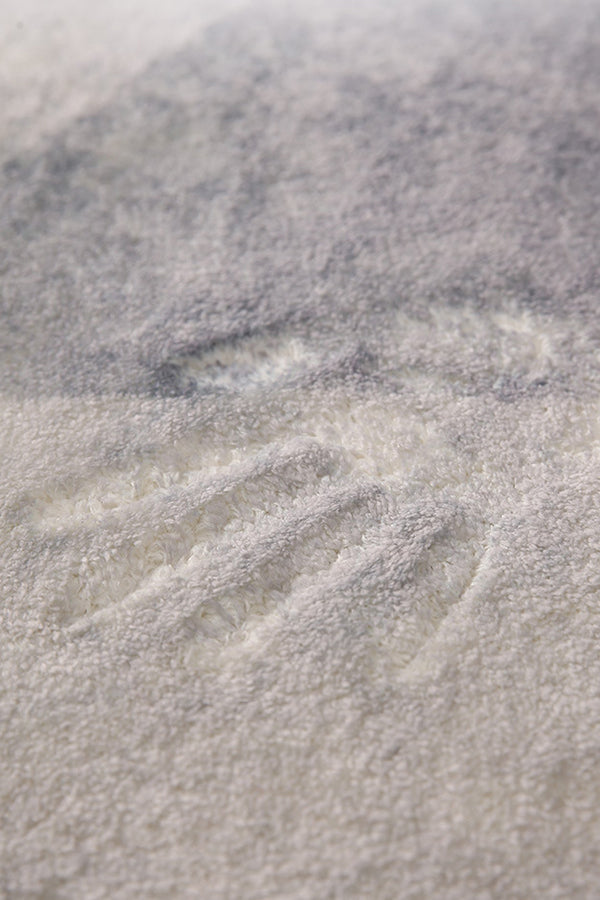 Apricot Minimalist Indoor Rug Polyester Abstract Carpet Anti-Split for Indoor Room