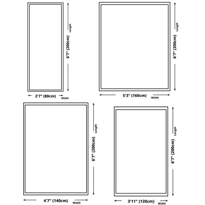 Green Abstract Carpet Polyester Casual Indoor Rug Non-Split Rug for Home Decor