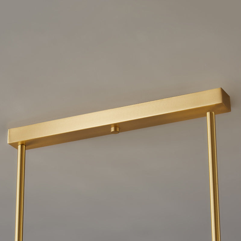 Luce a 8 luci di vetro isola in stile moderno in stile creativo a sospensione a sospensione per sala da pranzo