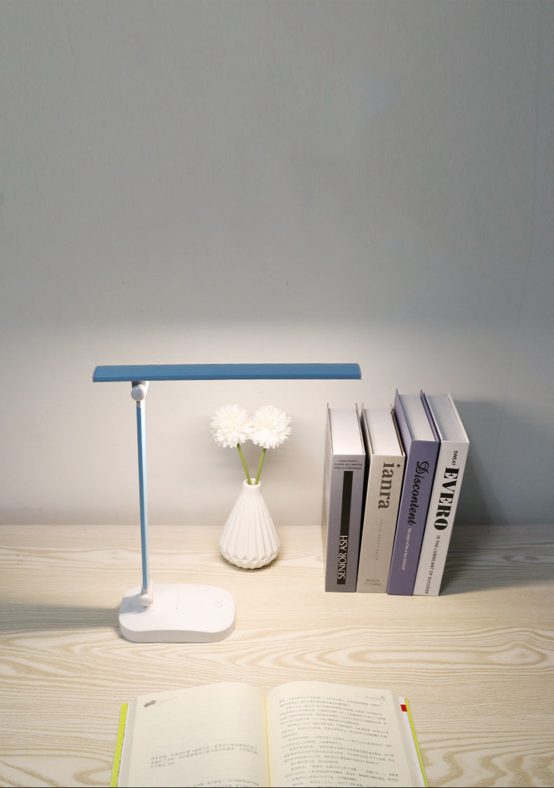 Foldable USB Table Lamp Modern Plastic Kids Bedroom LED Reading Book Light