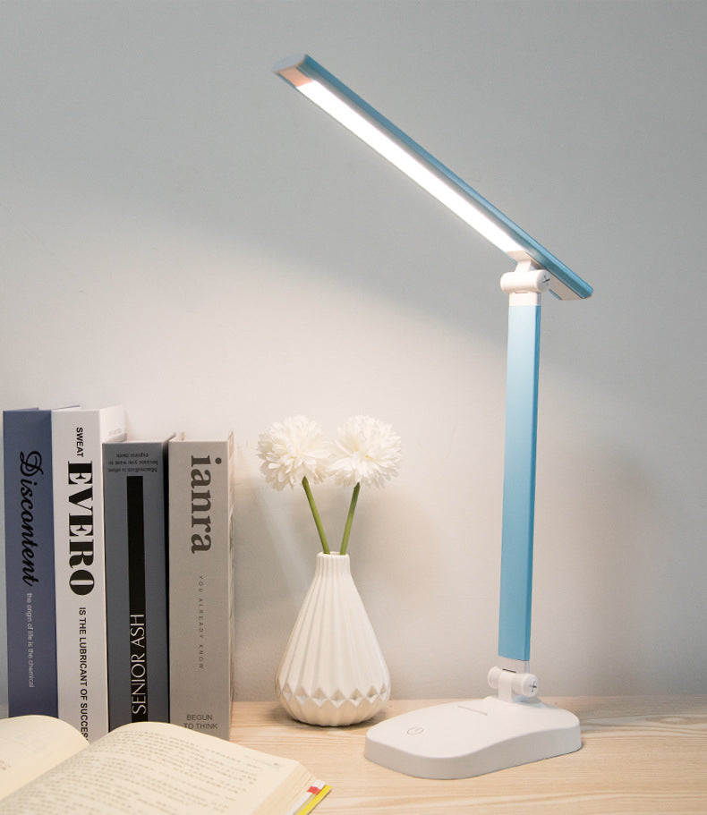 Foldable USB Table Lamp Modern Plastic Kids Bedroom LED Reading Book Light