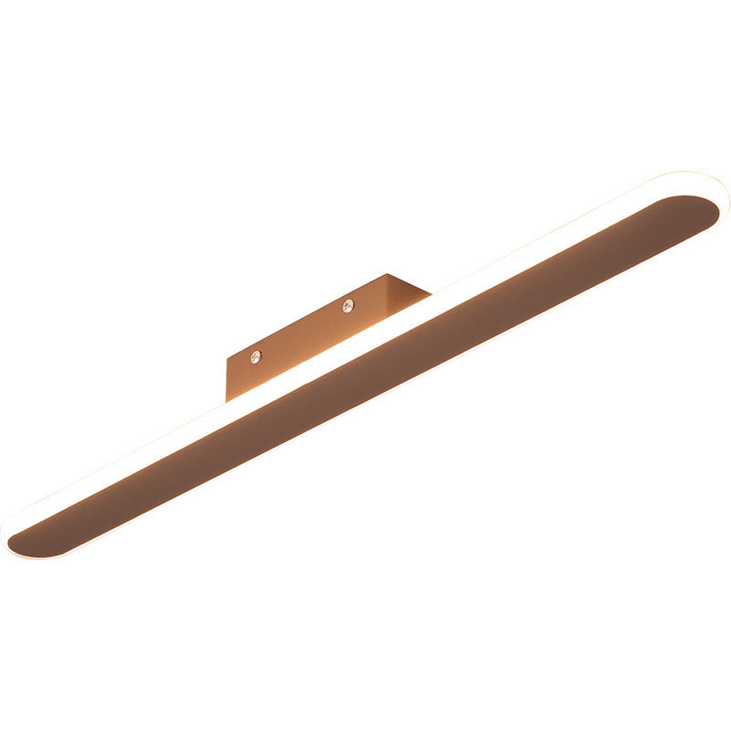 Plafonnier encastré linéaire à 1 lumière, nouveau plafonnier moderne en acrylique