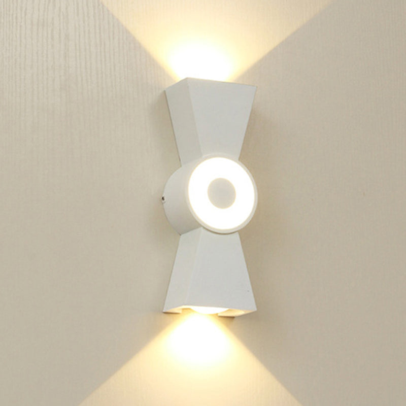 2-Light LED Waterproof Wall Lamp in Modern Creative Style Aluminium Wall Sconce for Exterior Spaces