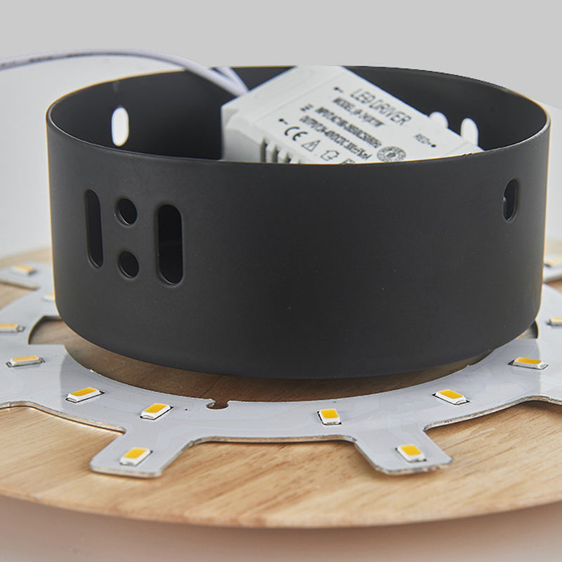 Éclairage d'éclairage géométrique du bois