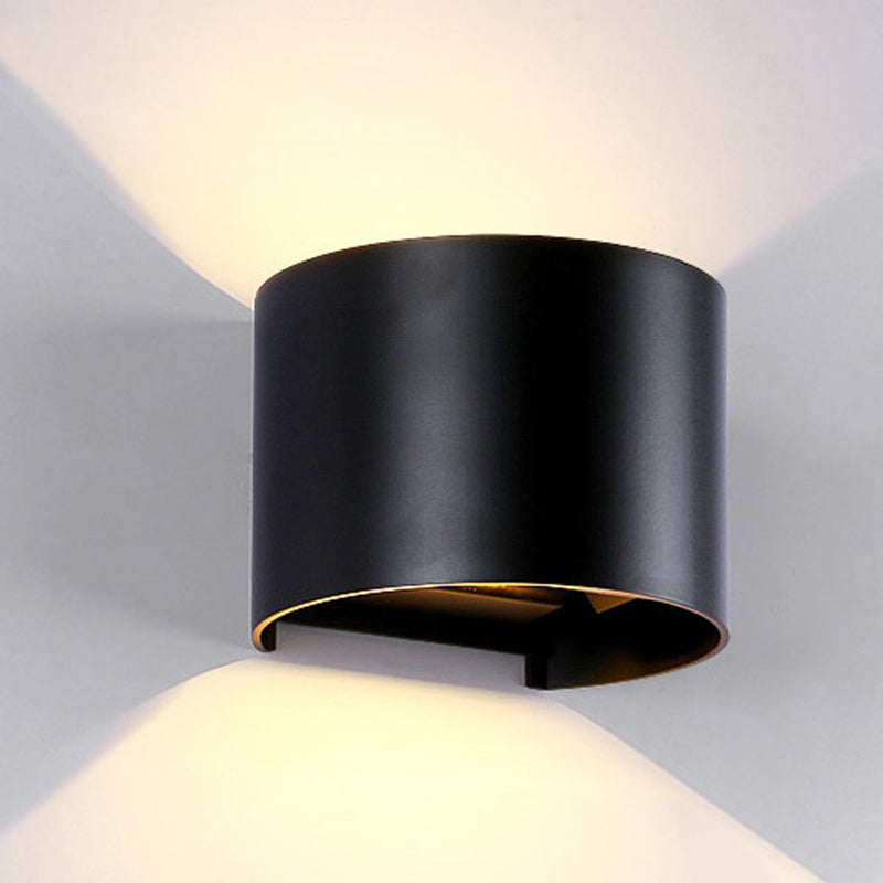 Lámpara montada en la pared cuadrada lámpara de montaje de pared de aluminio moderna para sala de estar