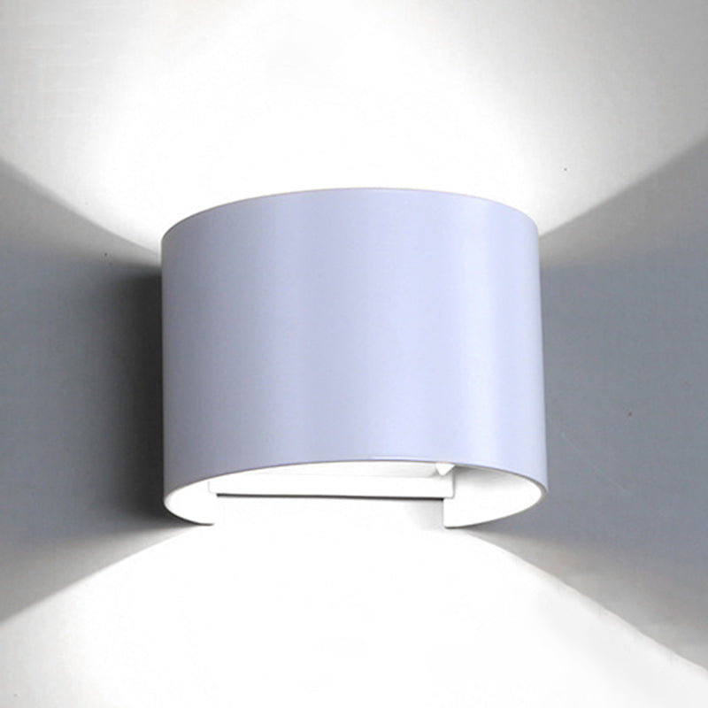 Lámpara montada en la pared cuadrada lámpara de montaje de pared de aluminio moderna para sala de estar